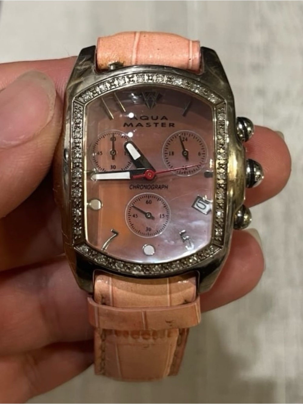 Aqua Master Professional Chronograph Ladies Quartz Watch